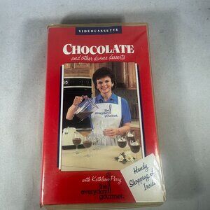 Chocolate & Other Divine Desserts VHS 1986 The Everyday Gourmet Kathleen Perry